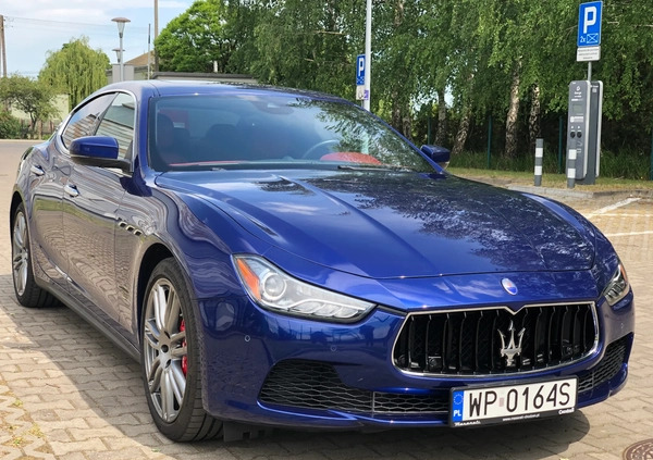 Maserati Ghibli cena 135000 przebieg: 33000, rok produkcji 2016 z Płock małe 232